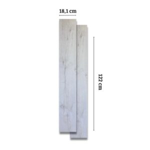 Piso Vinilico SPC Sistema Click -WHITE WOOD